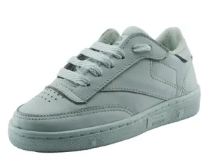 Zapatos Escolares Deportivos Pocholin Napa Niños Trenzas Blanco